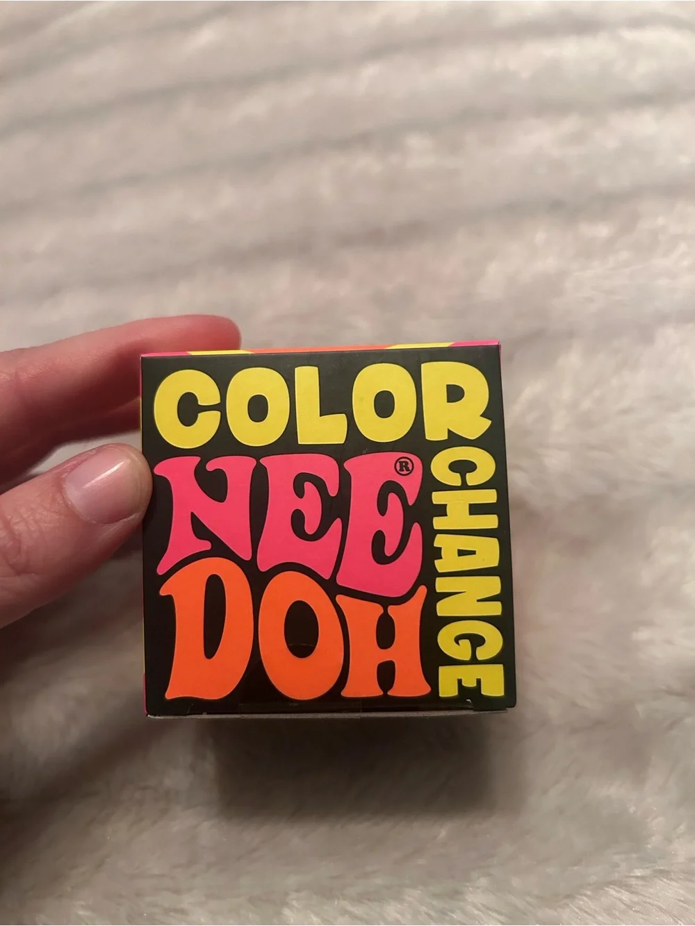 Needoh Color Change Pink Sensory Stress Ball -NWT